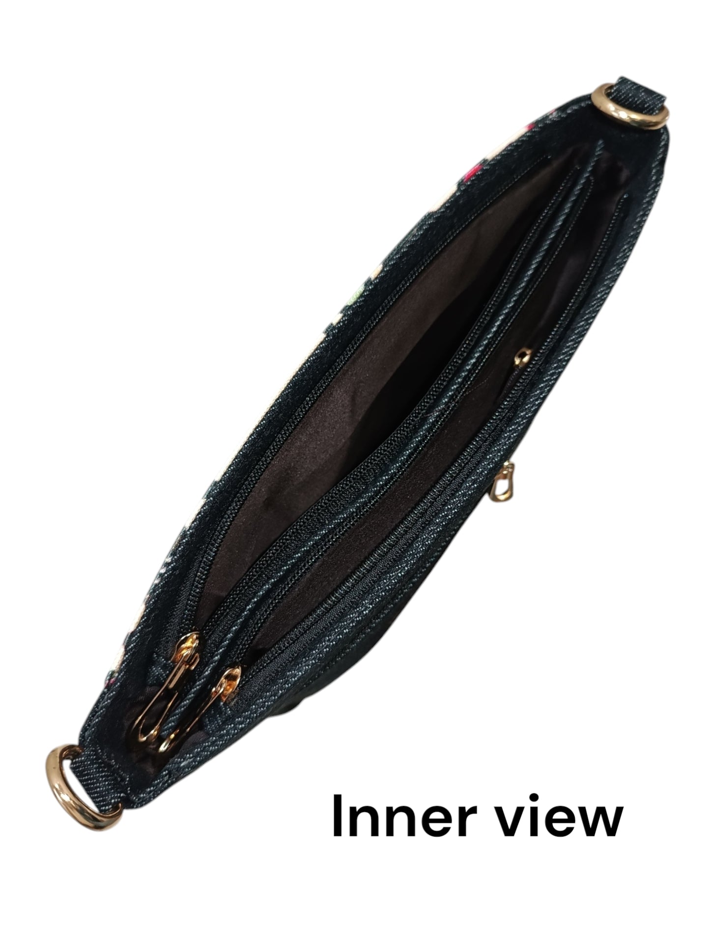 The Printed Denim Sling