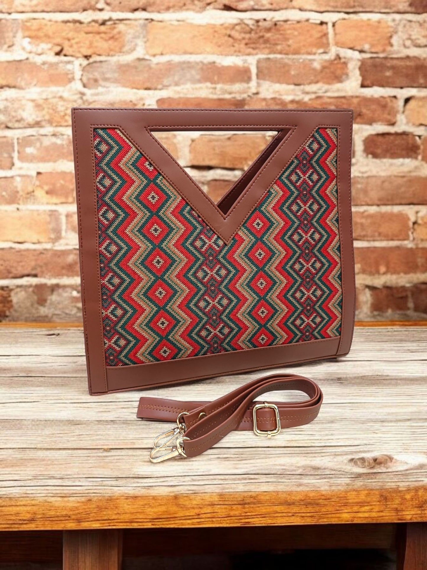 The V-Cut Satchel