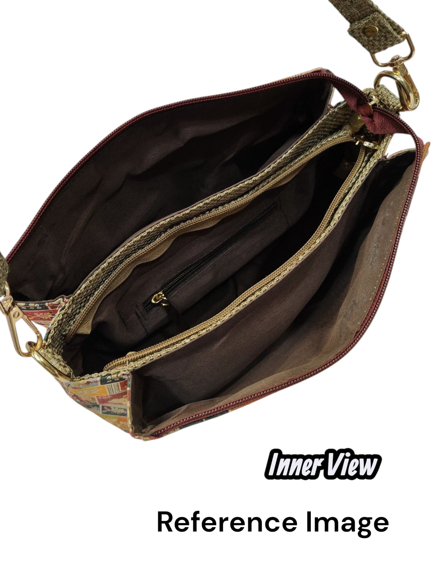 The Tussar Handbag Cum Sling