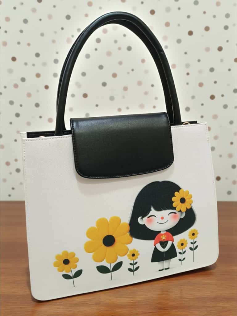 The Mono Flap Tote