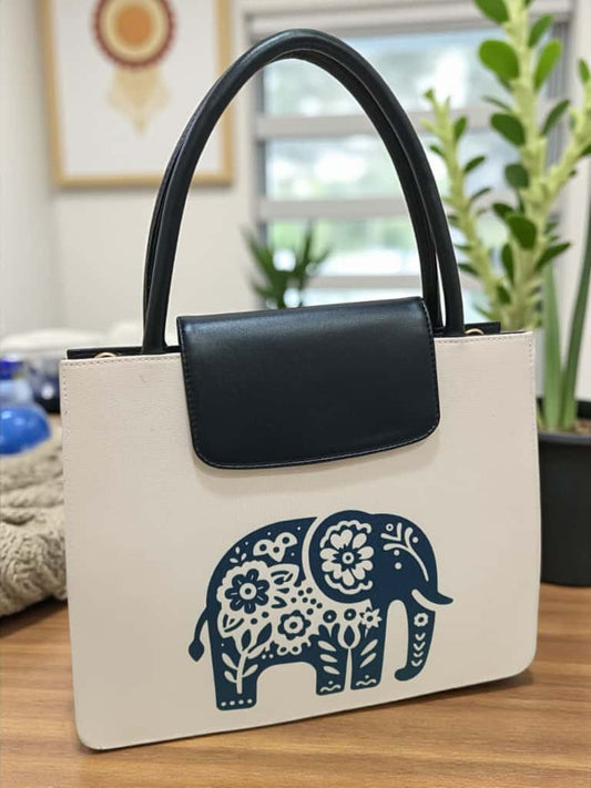 The Mono Flap Tote
