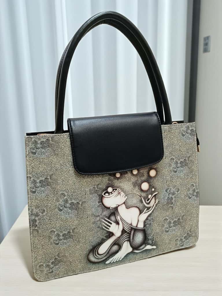 The Mono Flap Tote
