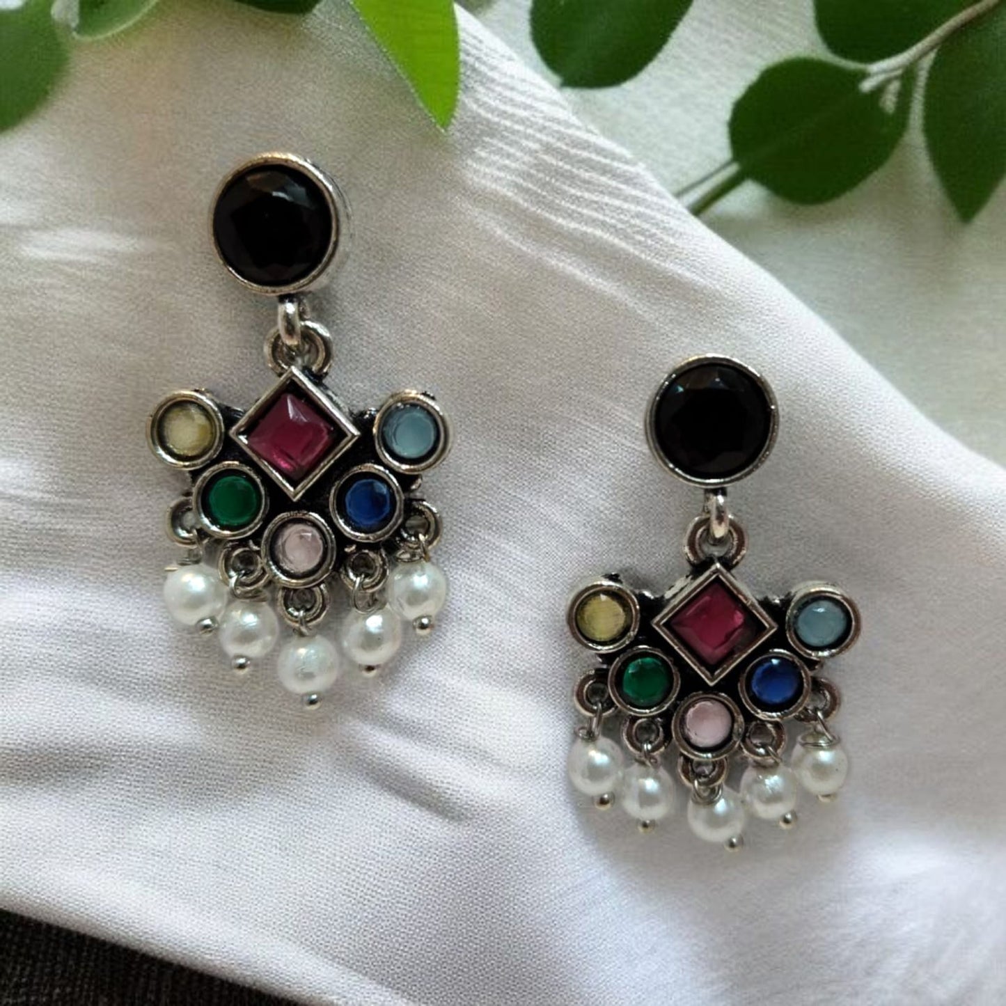 Oxadised Earrings - By "ZEVAR"