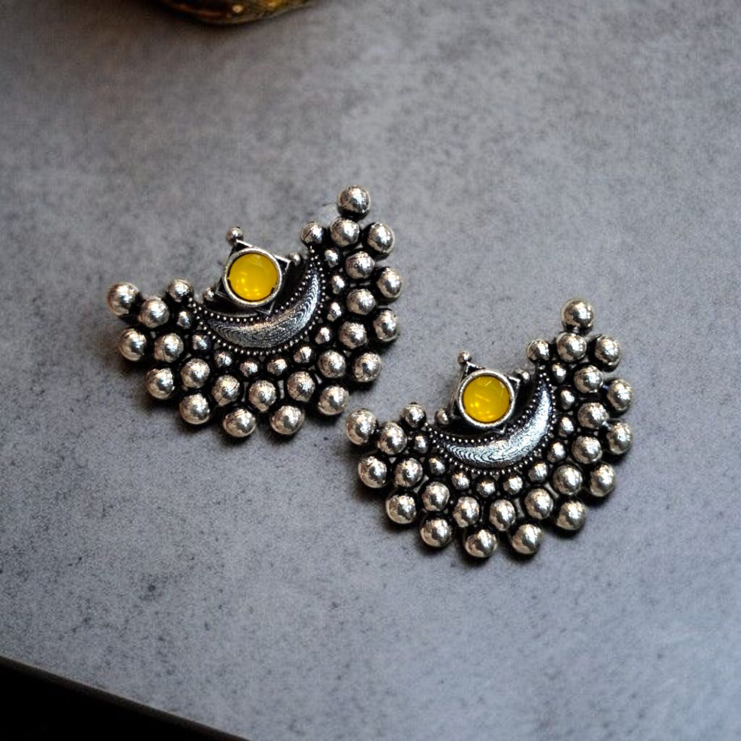 Oxadised Earrings - By "ZEVAR"