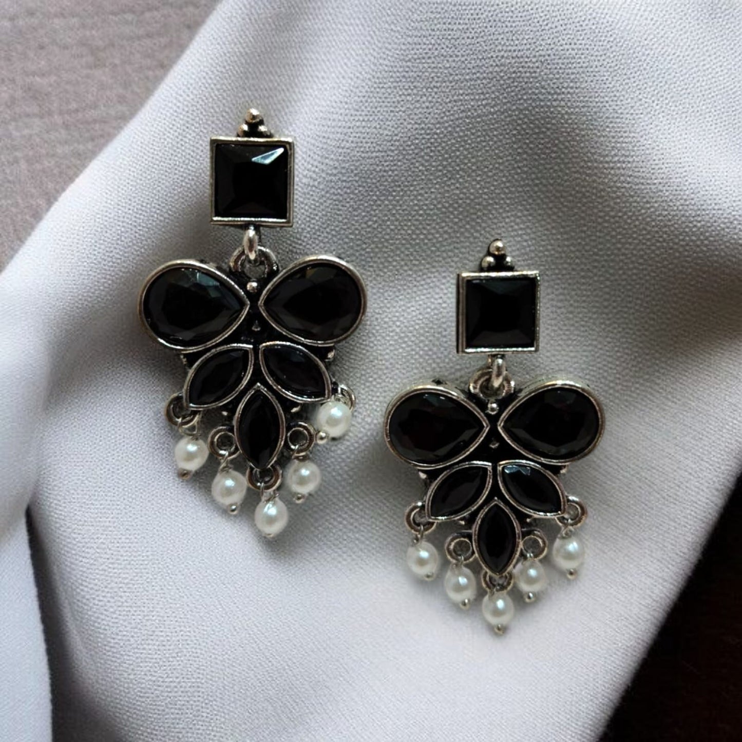 Oxadised Earrings - By "ZEVAR"