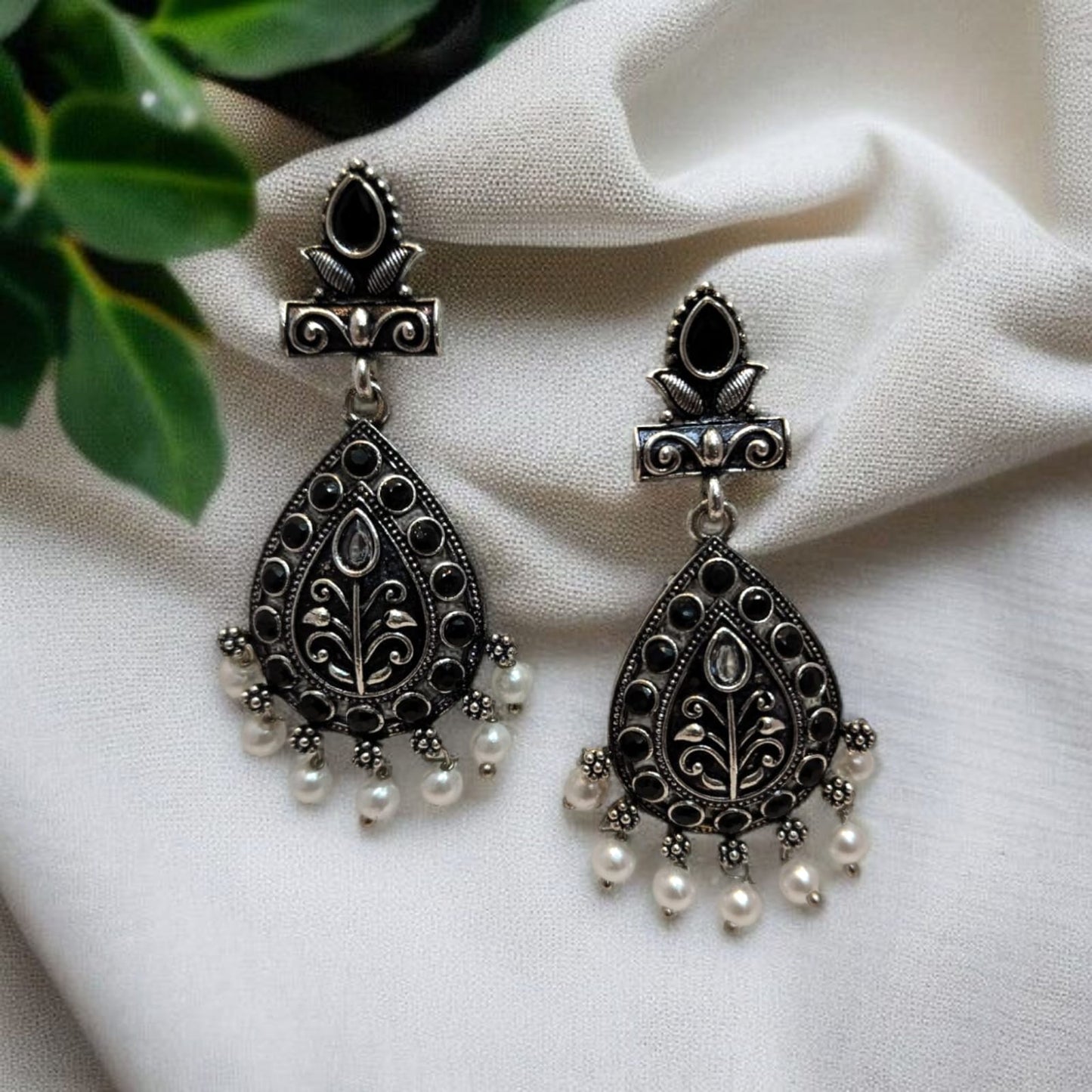Oxadised Earrings - By "ZEVAR"