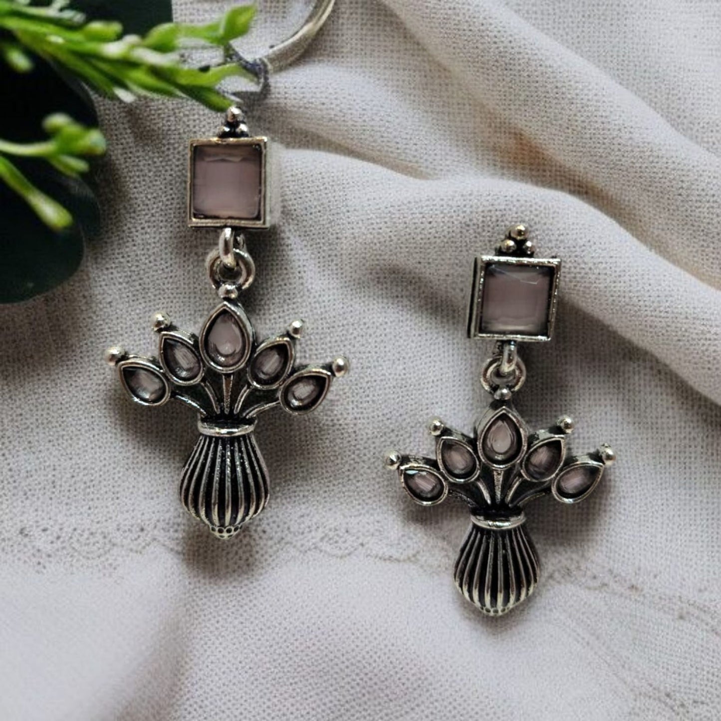 Oxadised Earrings - By "ZEVAR"