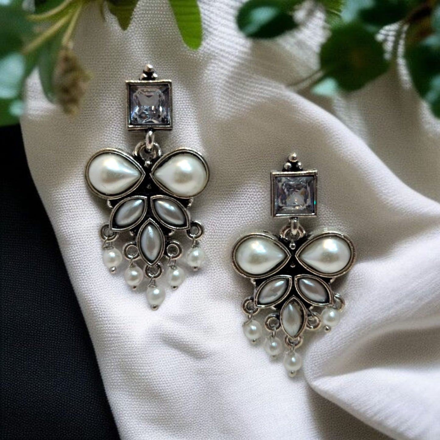 Oxadised Earrings - By "ZEVAR"