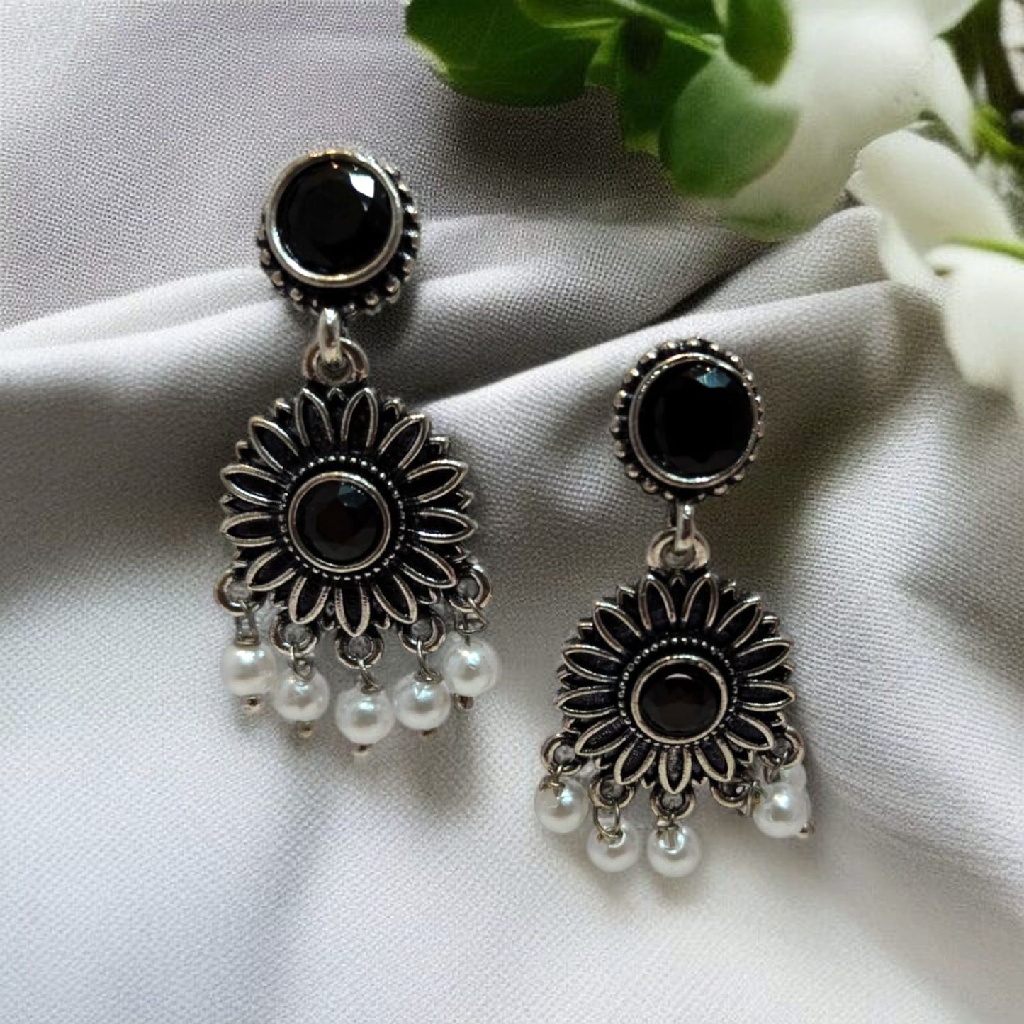 Oxadised Earrings - By "ZEVAR"