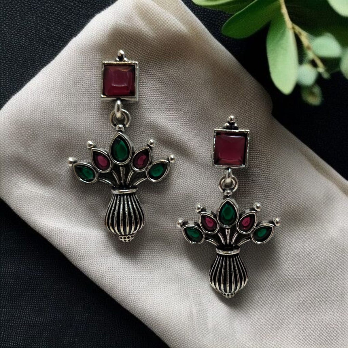 Oxadised Earrings - By "ZEVAR"