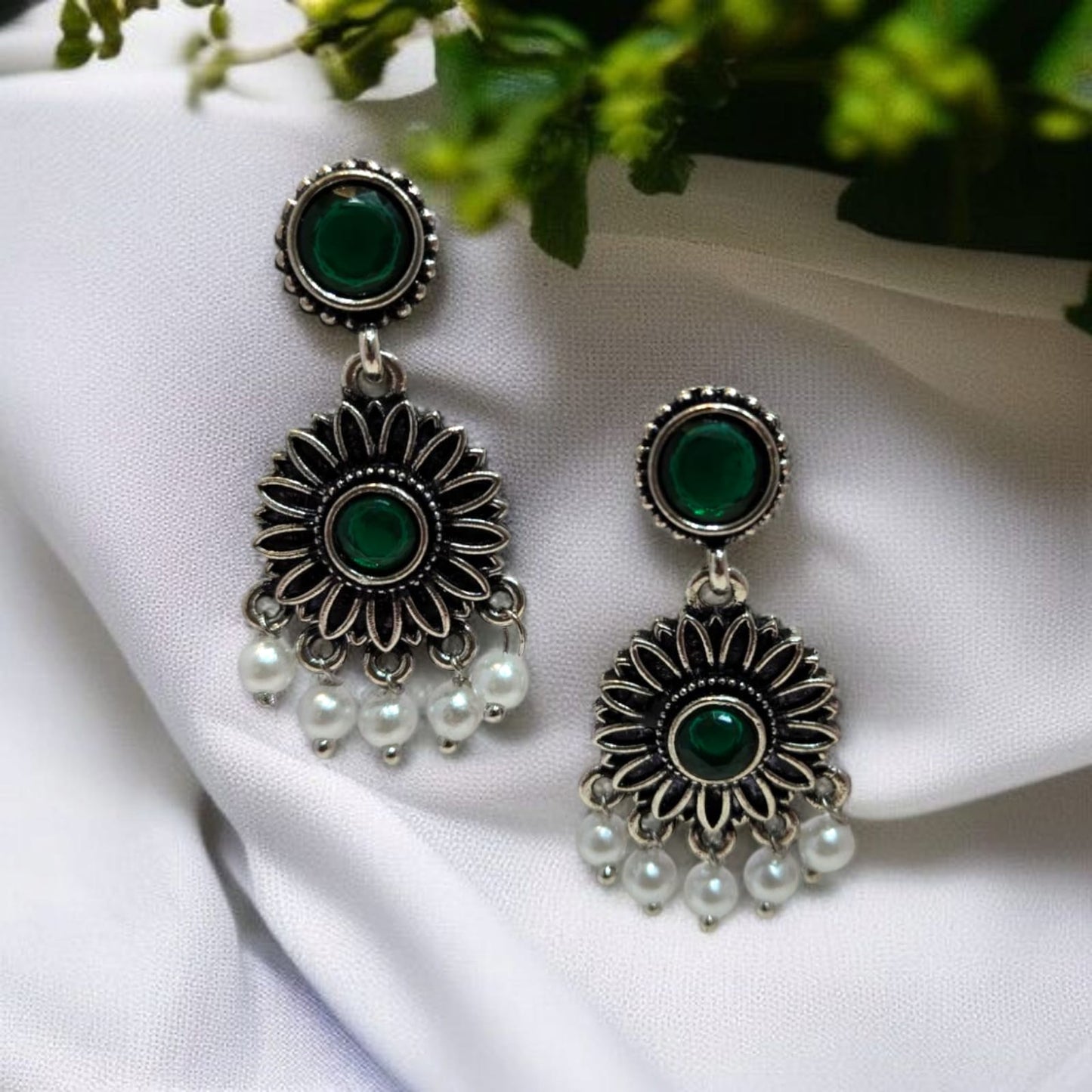 Oxadised Earrings - By "ZEVAR"