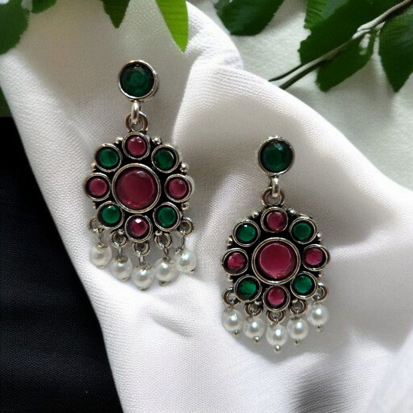 Oxadised Earrings - By "ZEVAR"