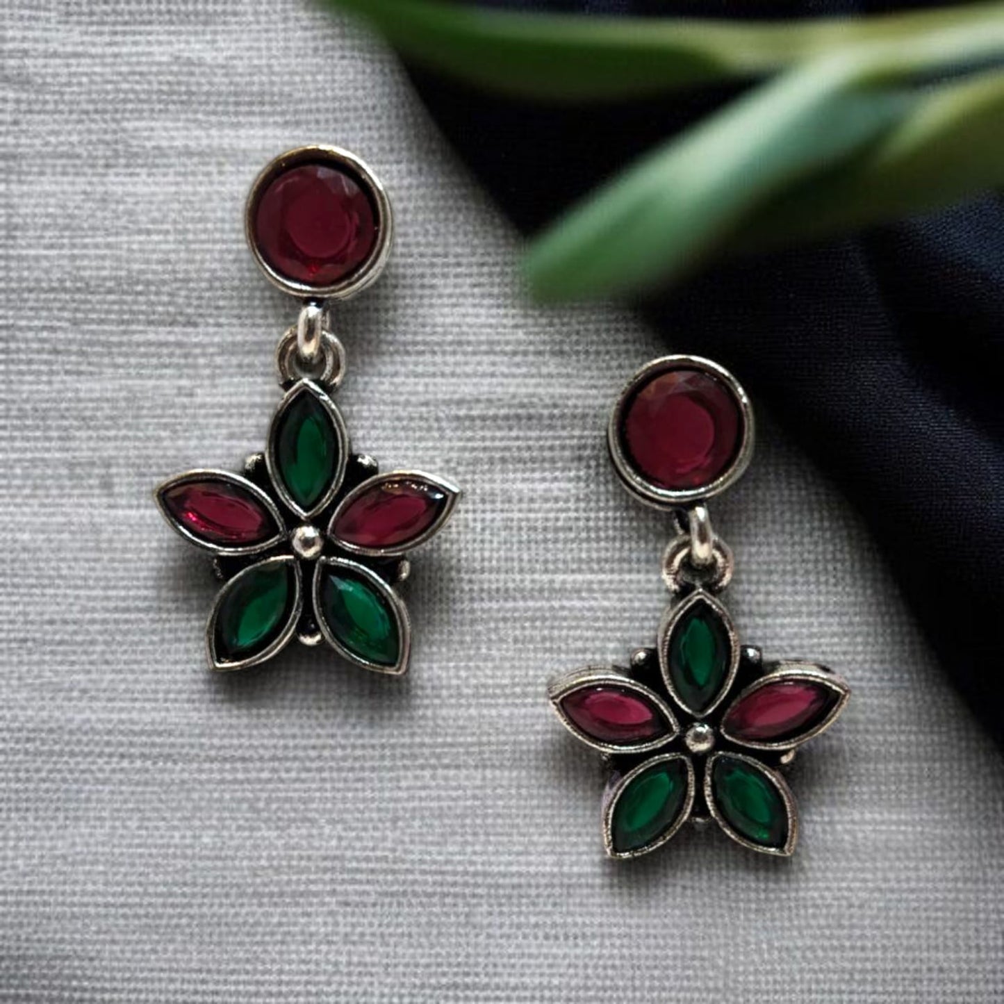Oxadised Earrings - By "ZEVAR"