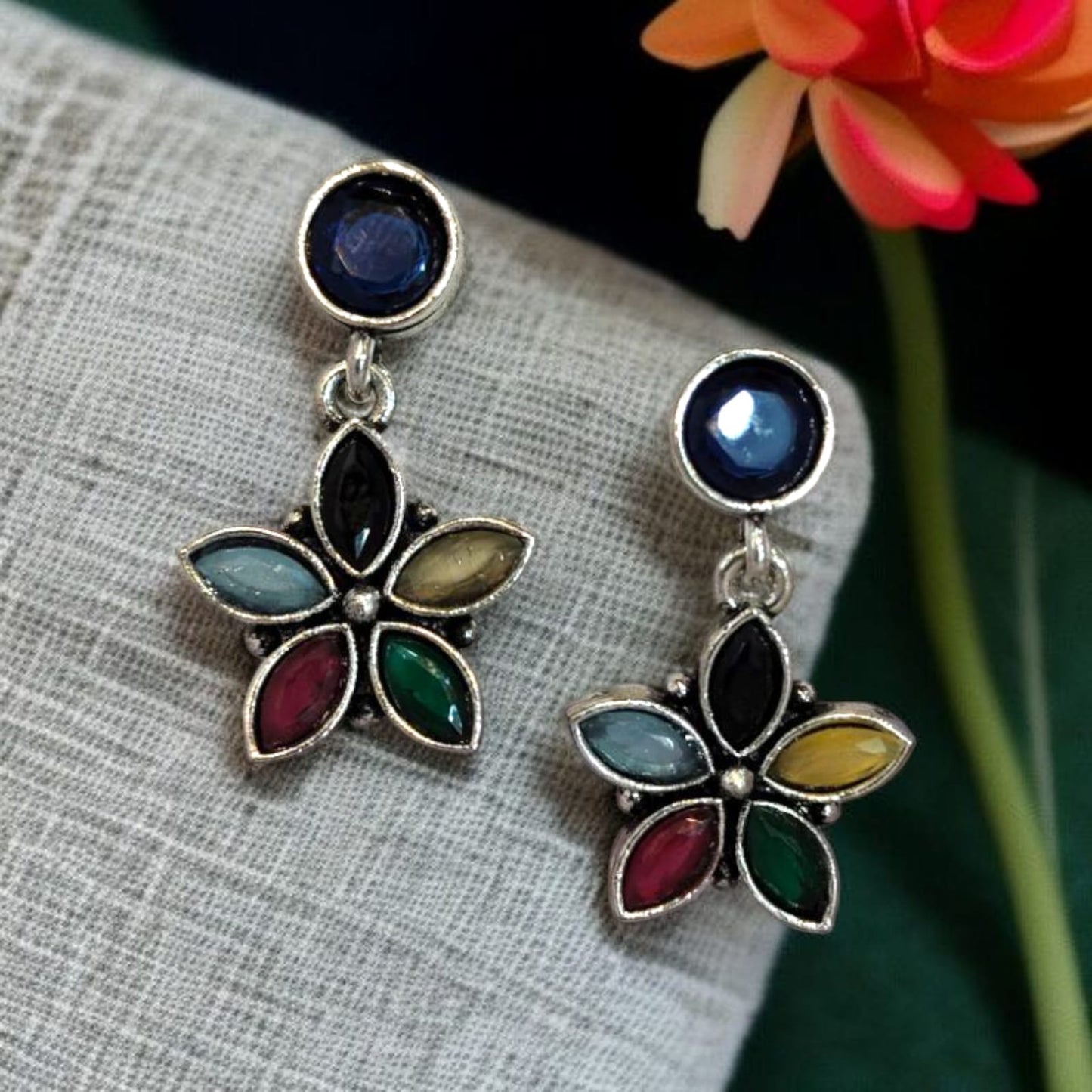 Oxadised Earrings - By "ZEVAR"