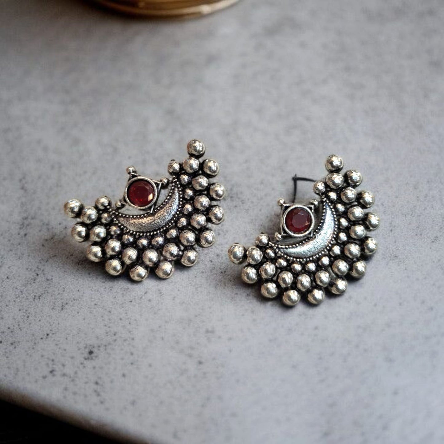 Oxadised Earrings - By "ZEVAR"