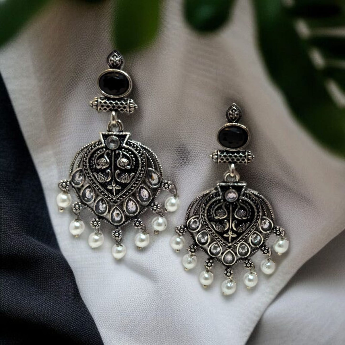 Oxadised Earrings - By "ZEVAR"