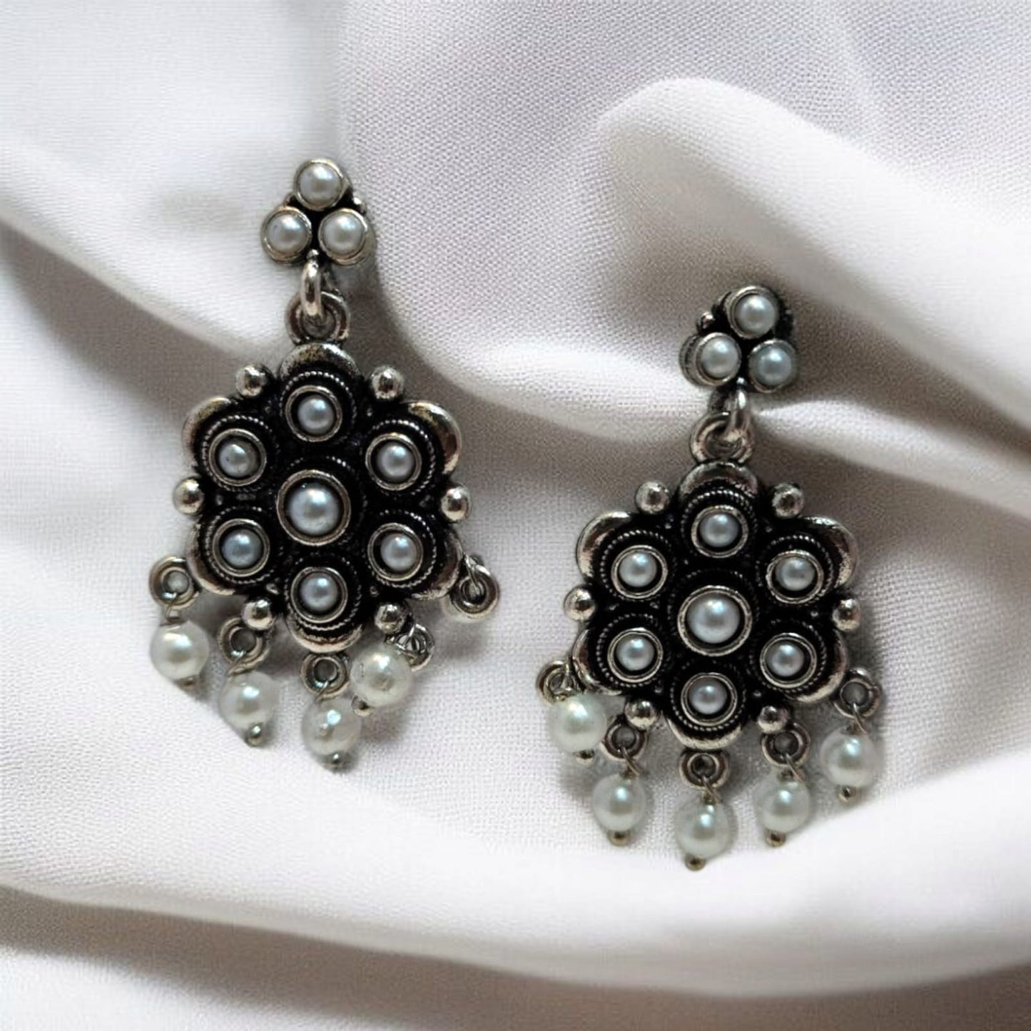 Oxadised Earrings - By "ZEVAR"