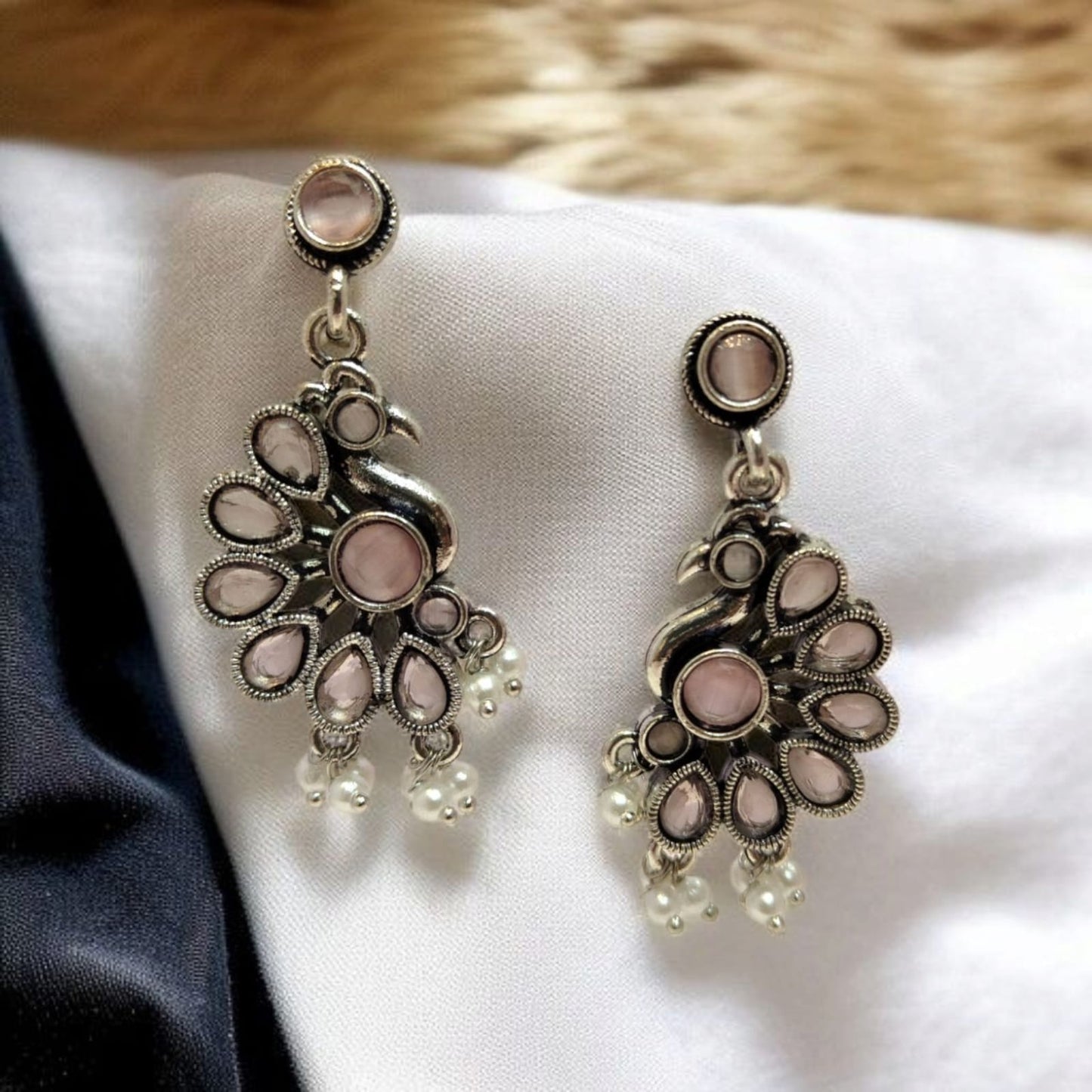 Oxadised Earrings - By "ZEVAR"