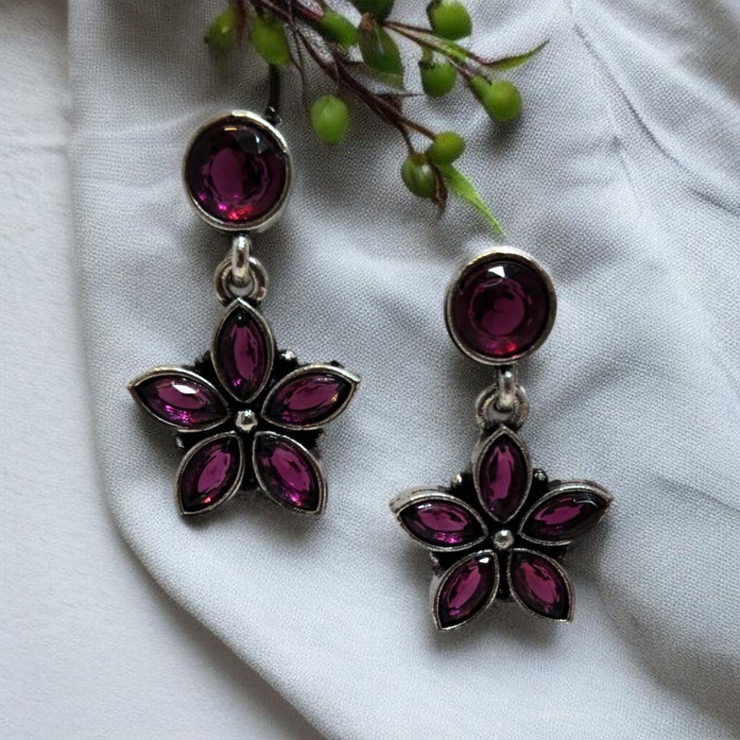 Oxadised Earrings - By "ZEVAR"