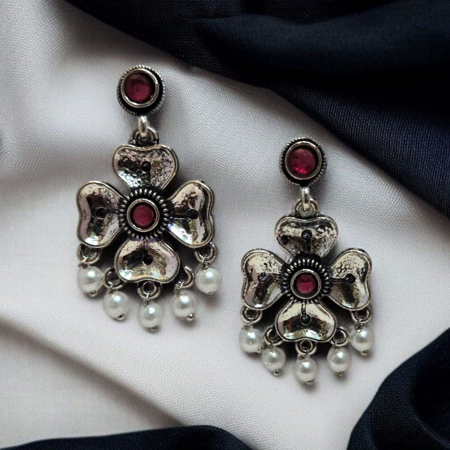 Oxadised Earrings - By "ZEVAR"