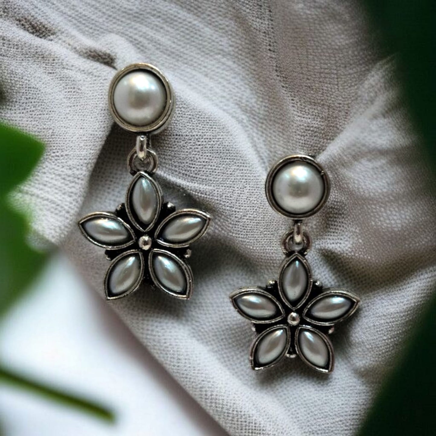 Oxadised Earrings - By "ZEVAR"