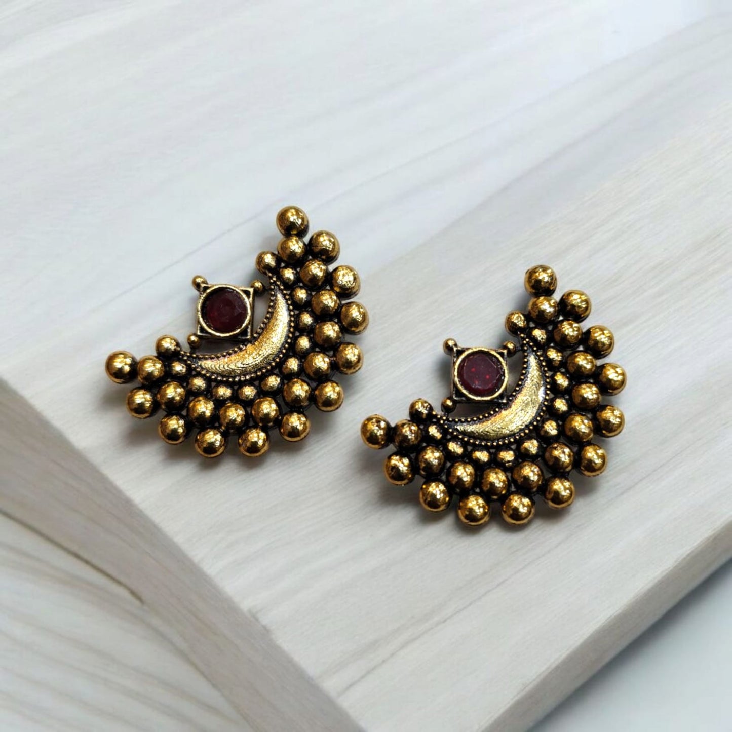 Oxadised Earrings - By "ZEVAR"