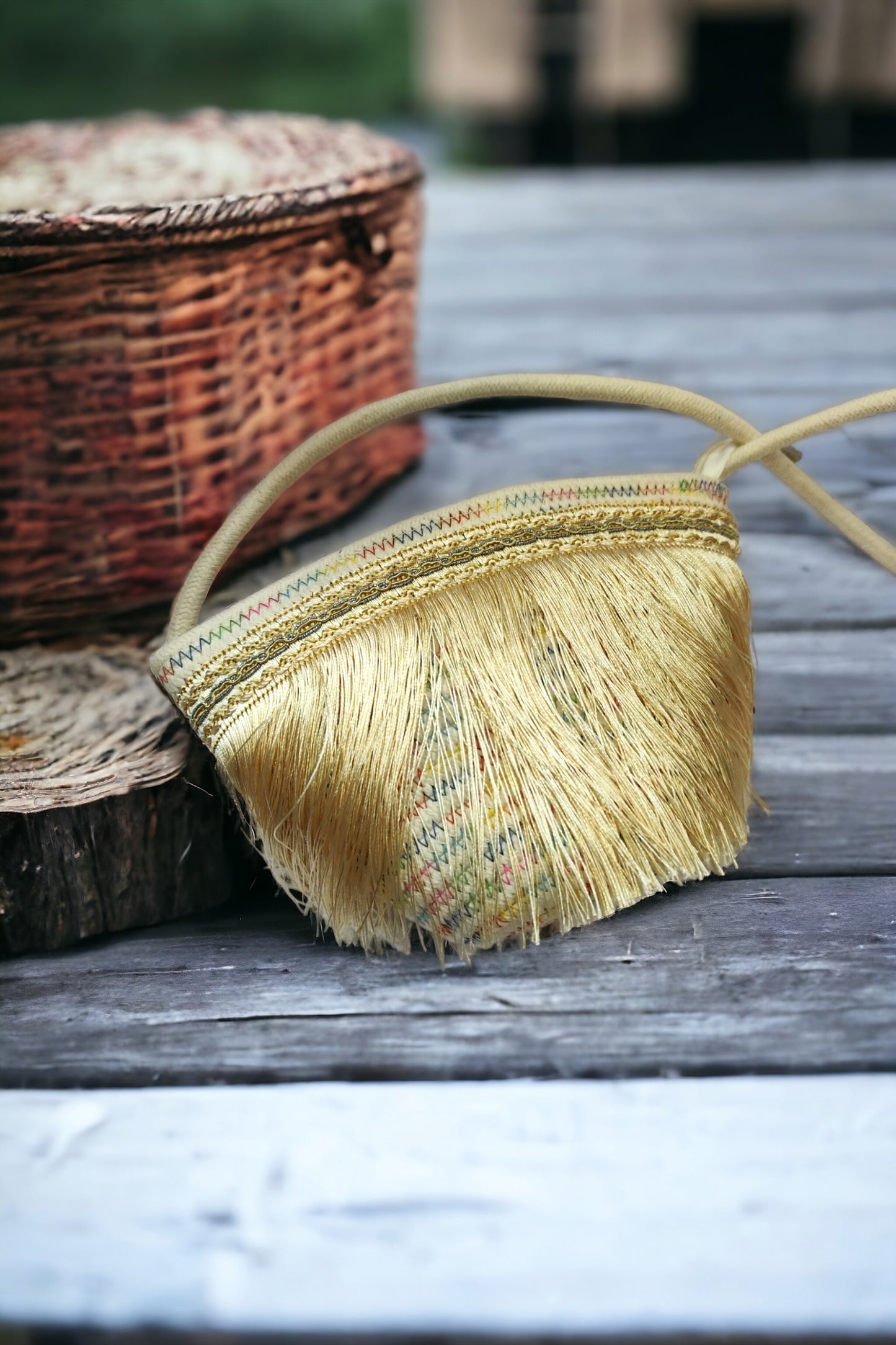 Crochet Tassle Sling - Multi design