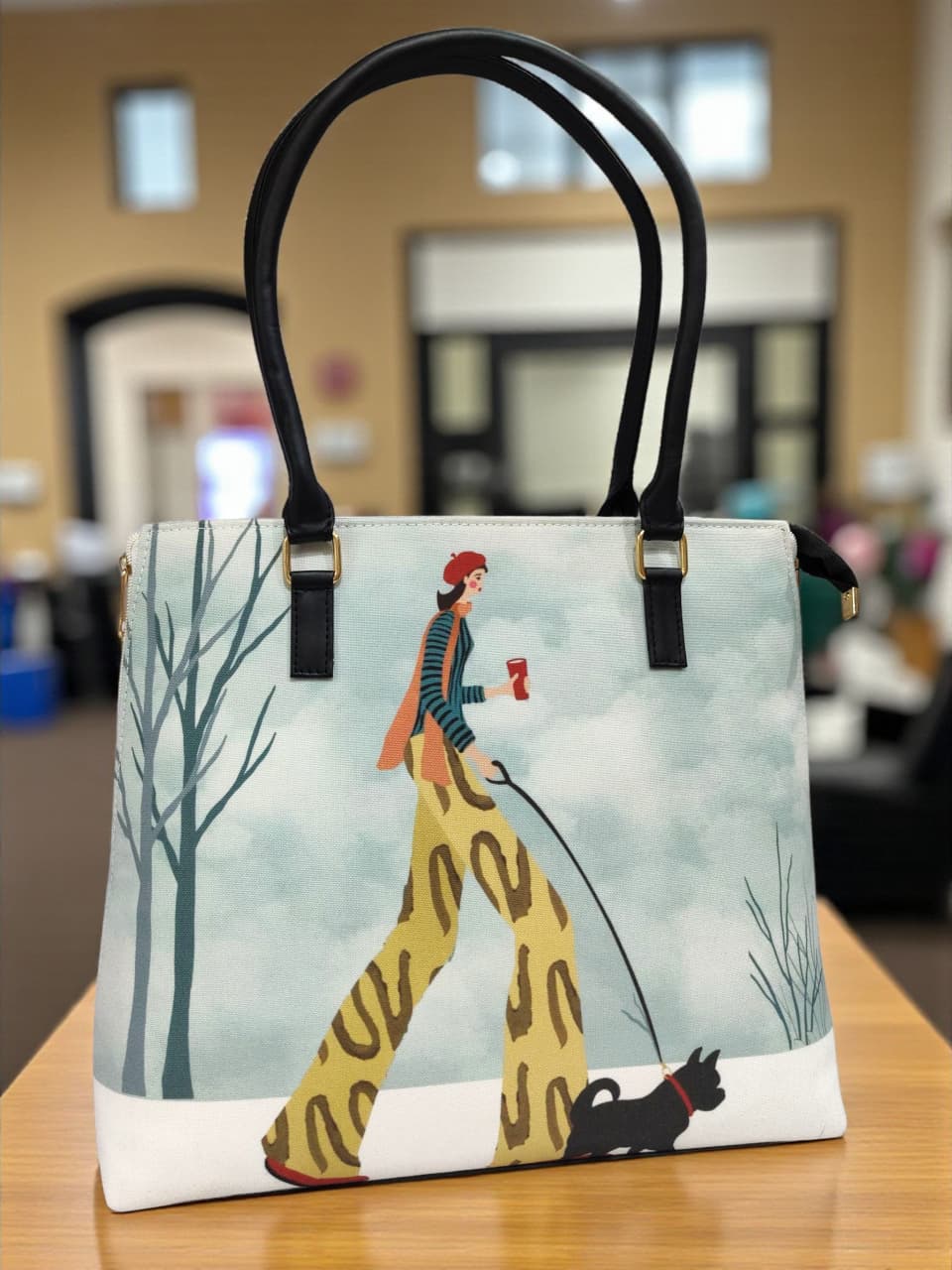 The Side Zipper Tote