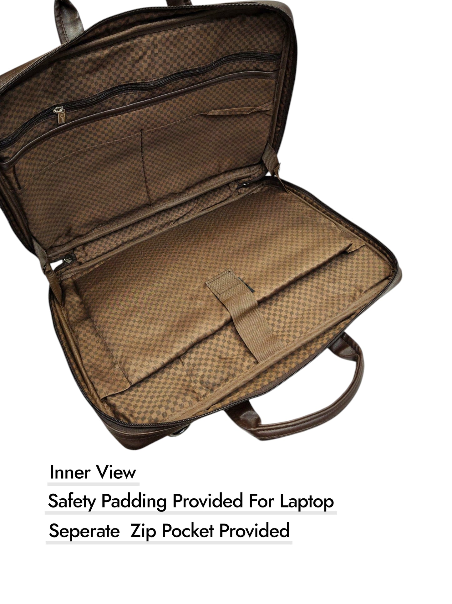 Office Bag - FC 823- For 16" (sleek) - BROWN