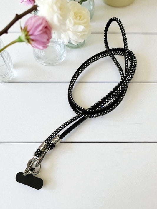 The BOLD - Sharron Straps - Pearl Stones ( Black )