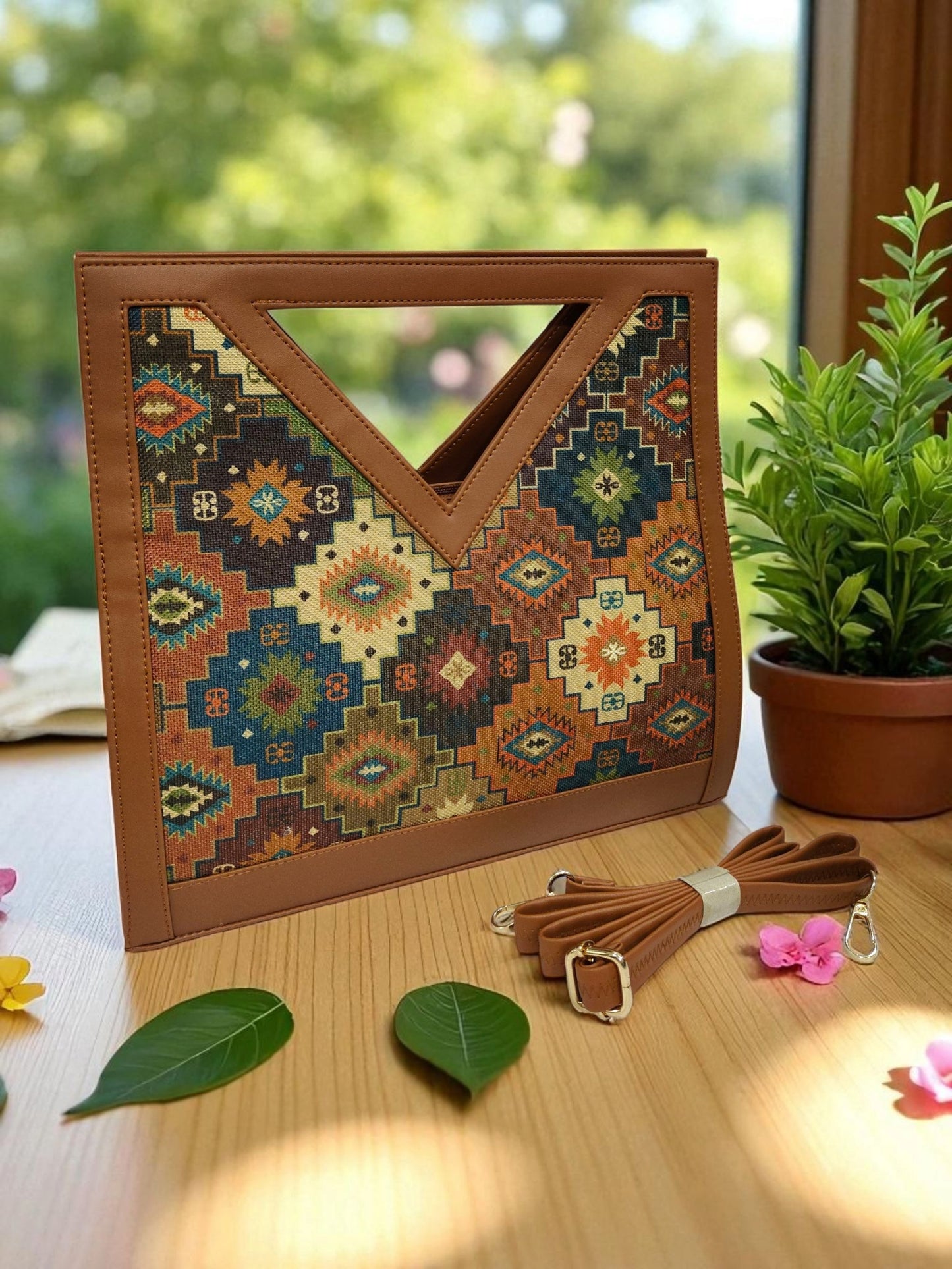 The V-Cut Satchel