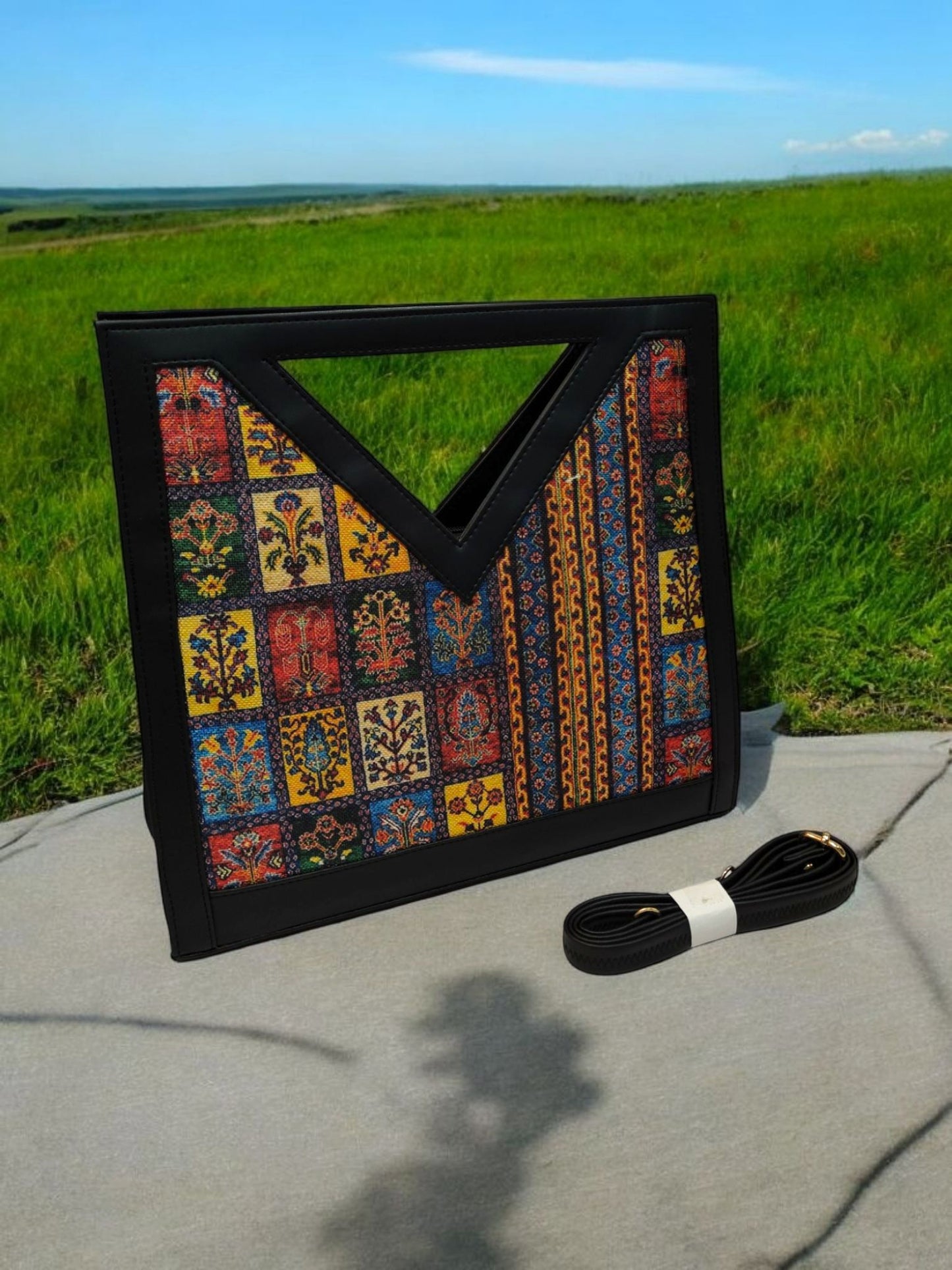 The V-Cut Satchel