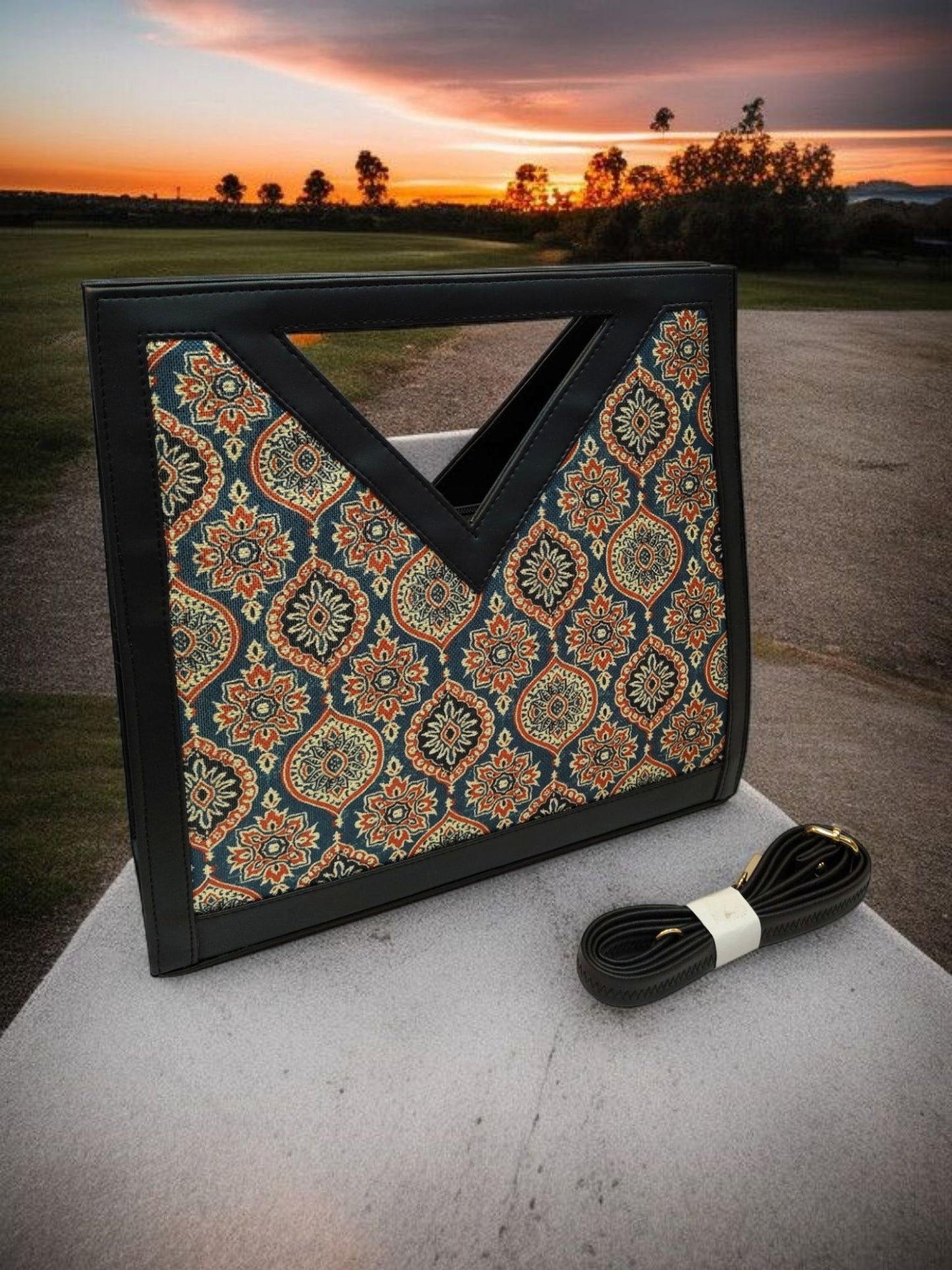 The V-Cut Satchel