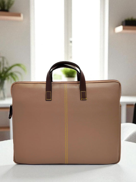 The Unisex Laptop Bags - Peach