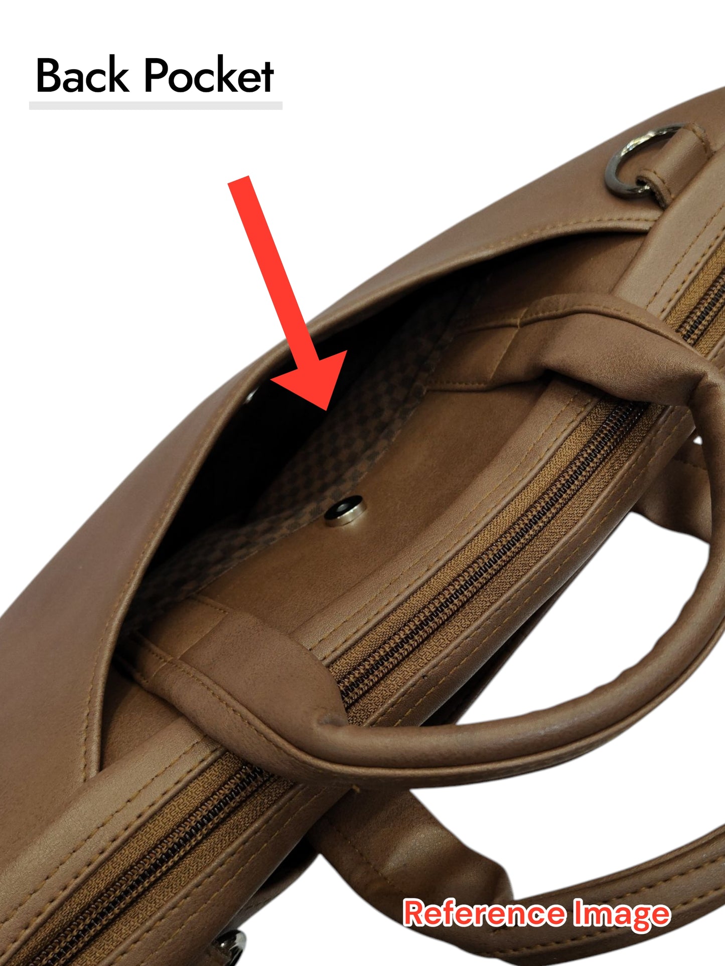 Office Bag - FC 823- For 16" (sleek) - L.BROWN