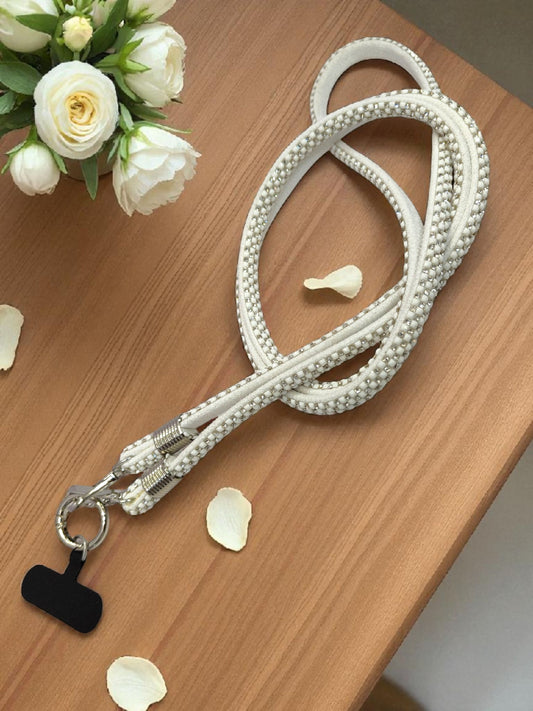 The BOLD - Sharron Straps - Pearl Stones ( White )