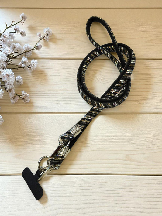 The BOLD - Sharron Straps (Black Striped)