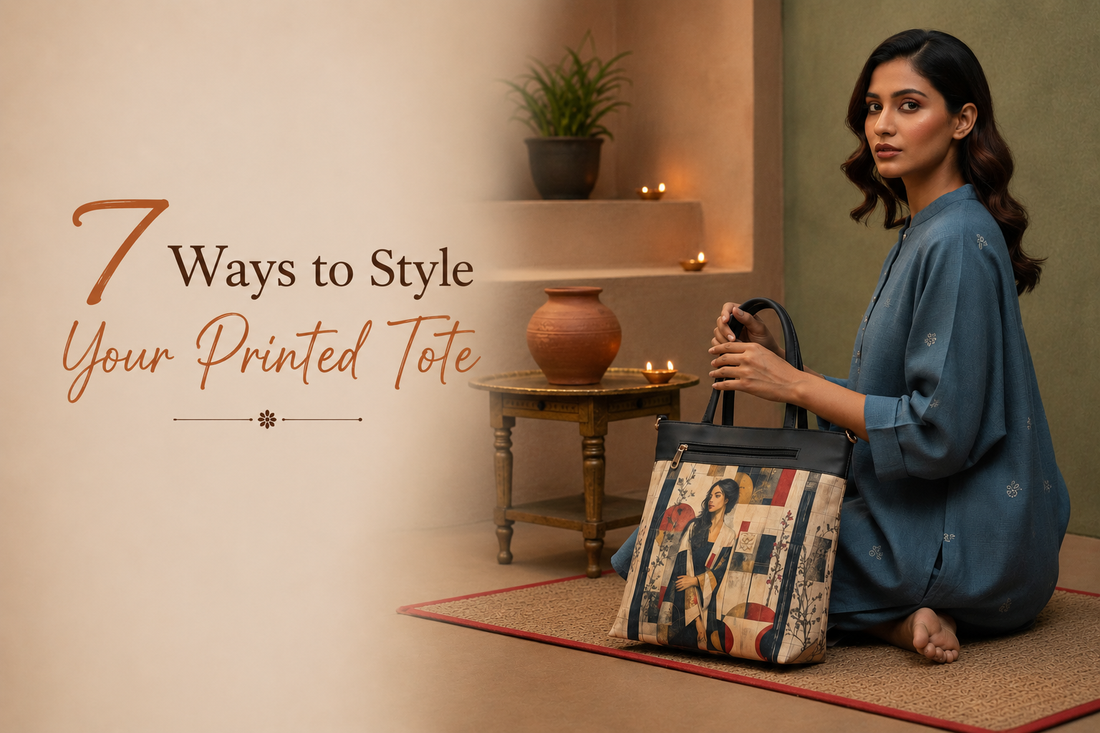 7 Ways to Style Your Printed Tote