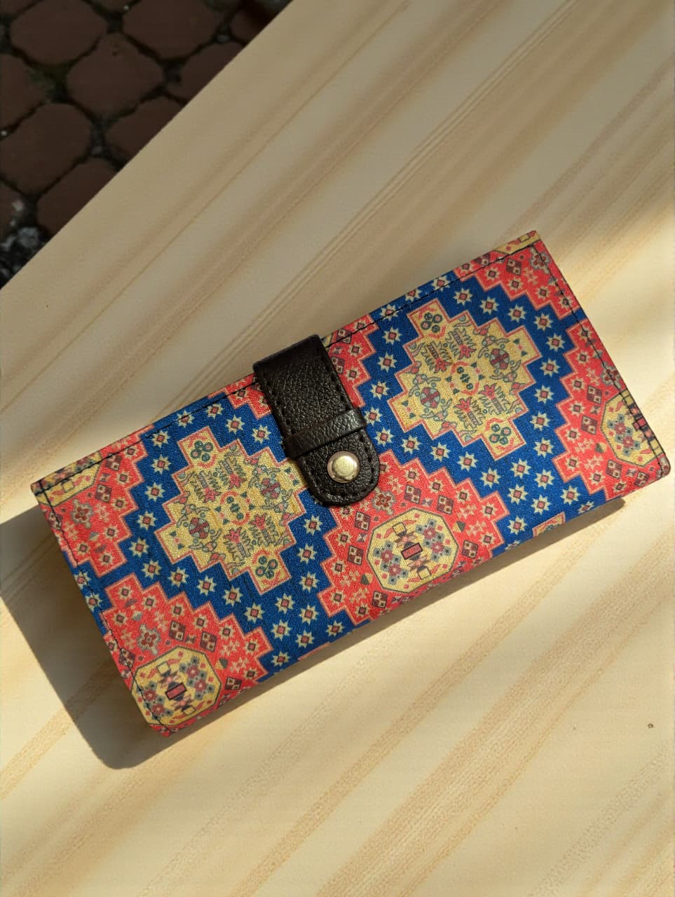 Tussar Wallet - Design 03 (Sleek)