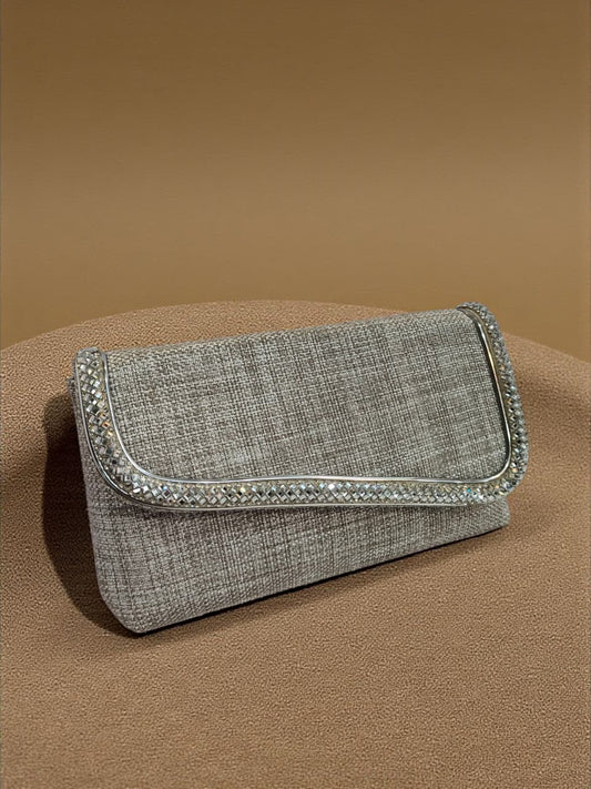 The Party Wear Clutch - Jute