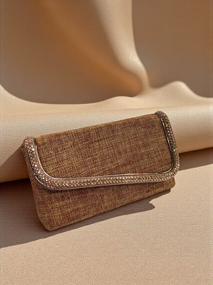 The Party Wear Clutch - Jute