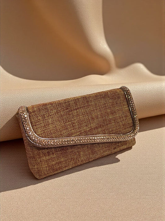 The Party Wear Clutch - Jute