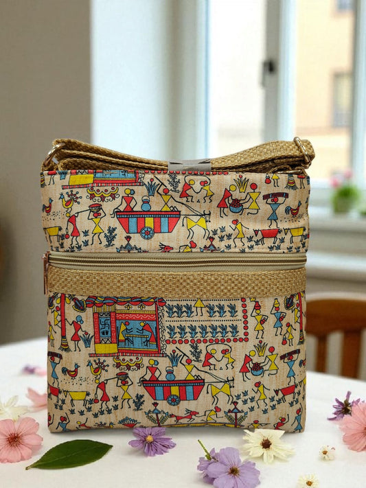 Tussar Sling  - Design 02