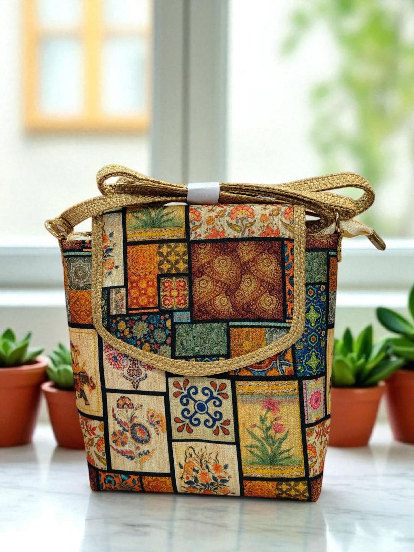 Tussar Sling  - Design 04