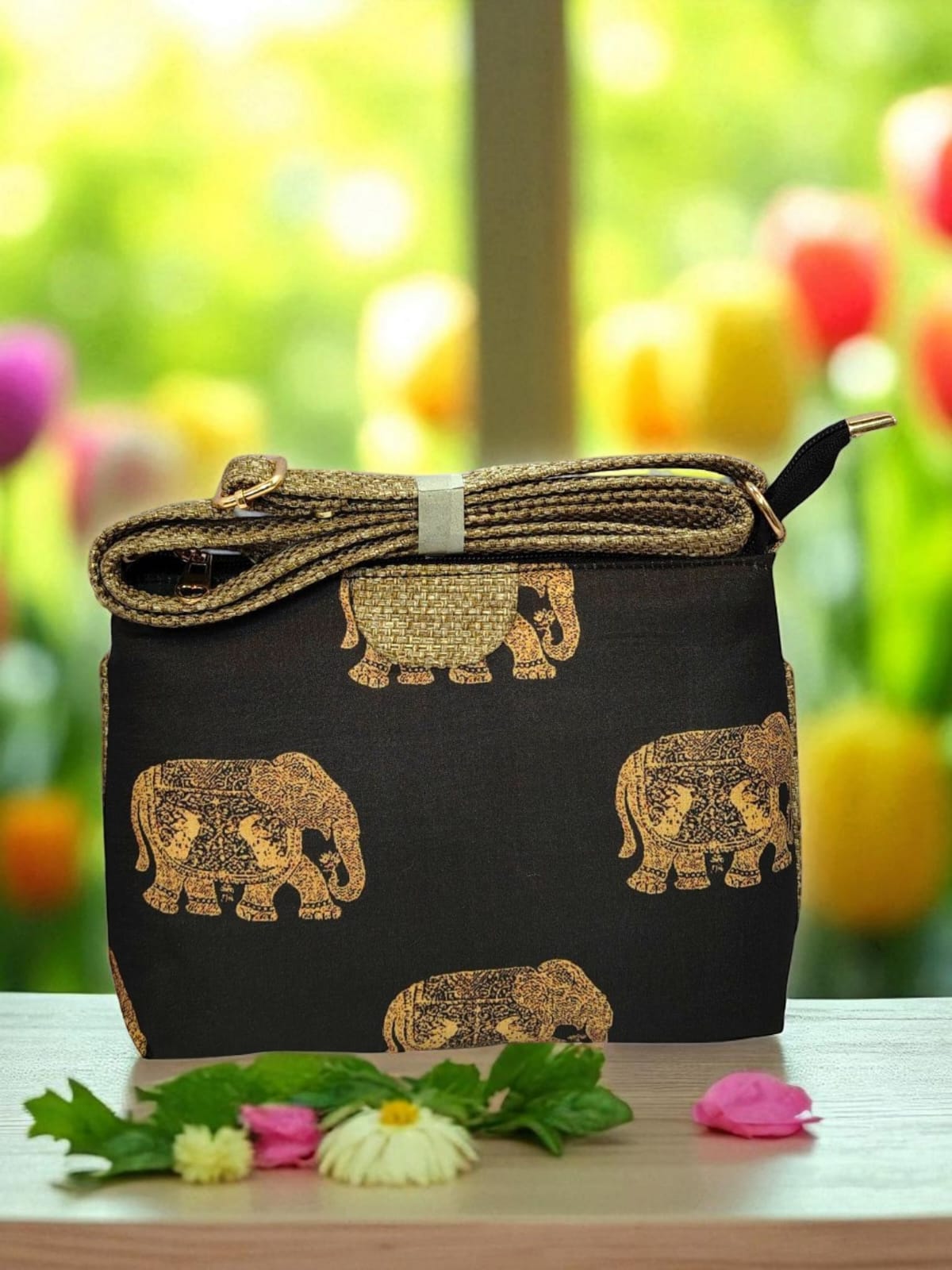 Tussar Sling  - Design 05