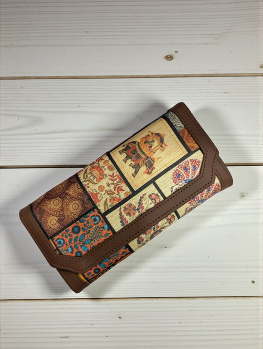 Tussar Wallet - Design 01