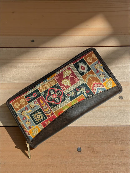 Tussar Wallet - Design 02