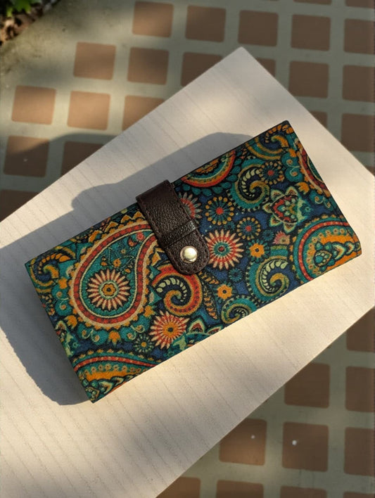 Tussar Wallet - Design 03 (Sleek)