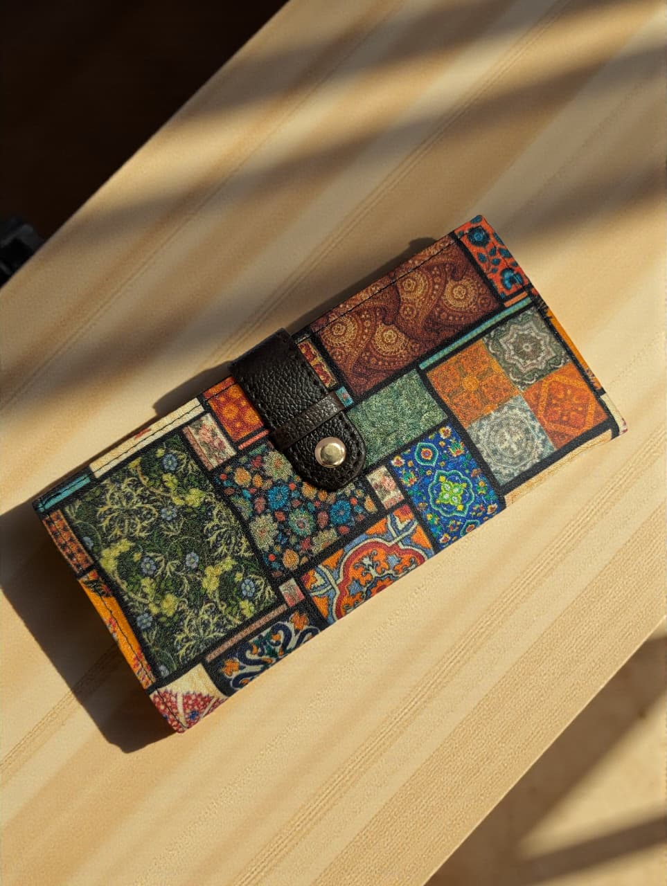 Tussar Wallet - Design 03 (Sleek)