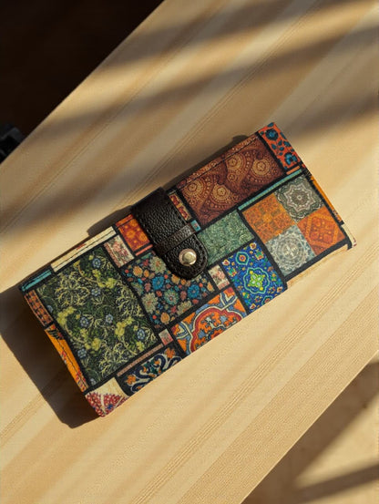 Tussar Wallet - Design 03 (Sleek)